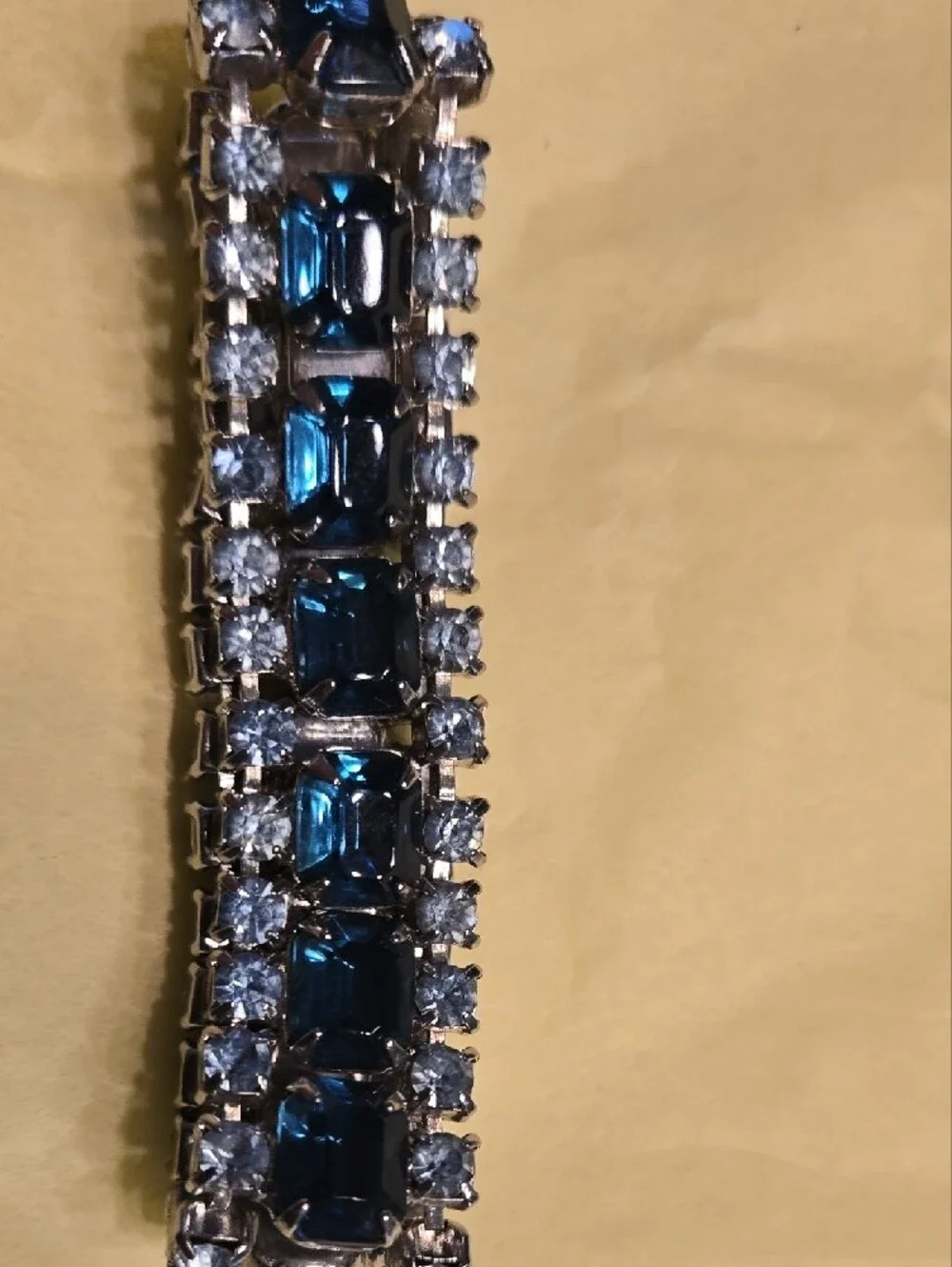 Blue Crystal Tennis Bracelet - Women's Fashion Bracelet
